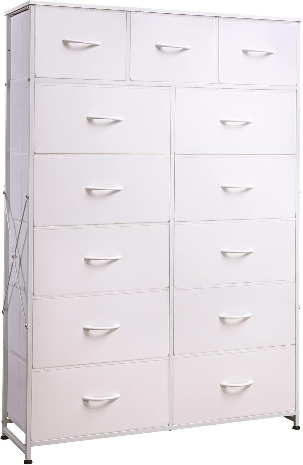 WLIVE Extra Large Storage Tall 13-Drawer Fabric Dresser