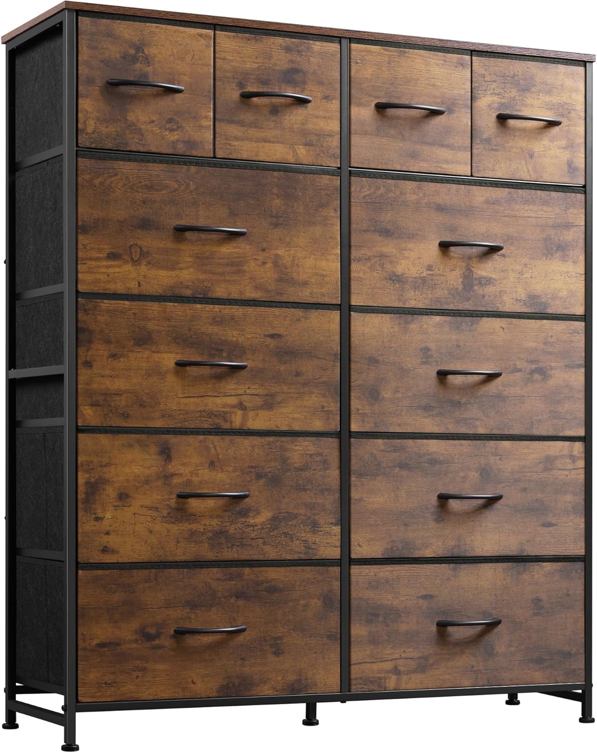 WLIVE Extra Large Storage Tall 15-Drawer Fabric Dresser