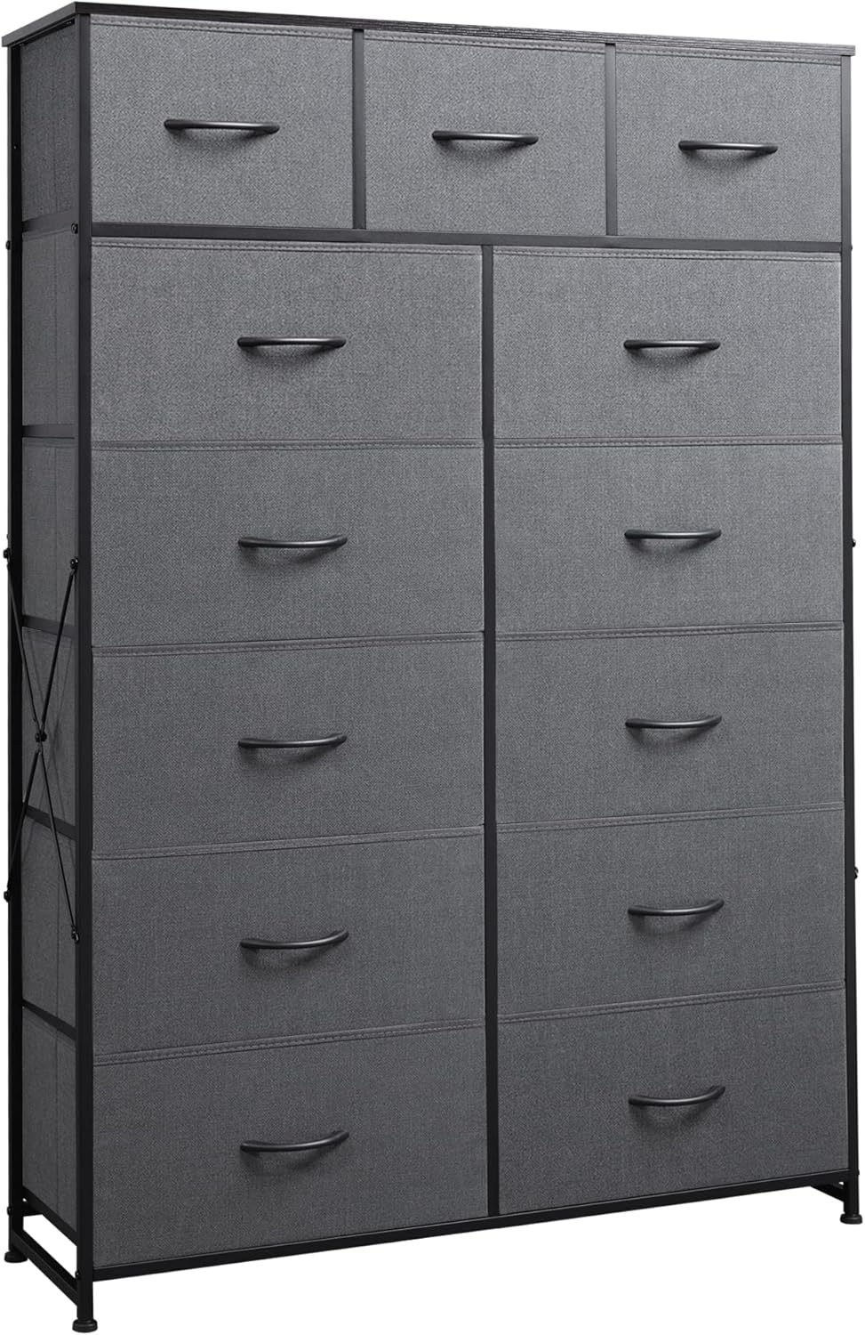 WLIVE Extra Large Storage Tall 13-Drawer Fabric Dresser