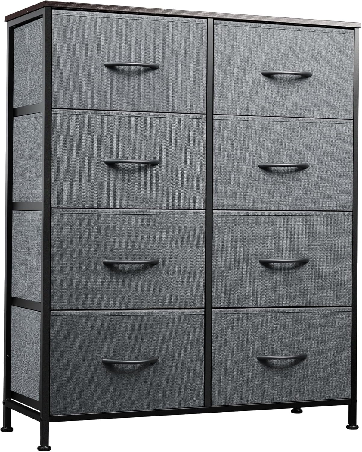 WLIVE Minimalist Tall 8-Drawer Storage Fabric Dresser